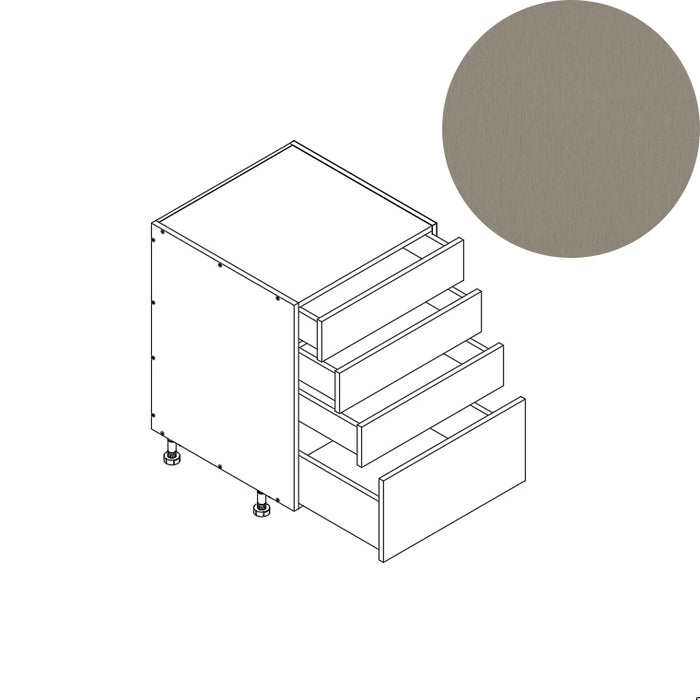 4 Drawer Base Cabinet 24"W 34.5"H 24"D (4DB24)