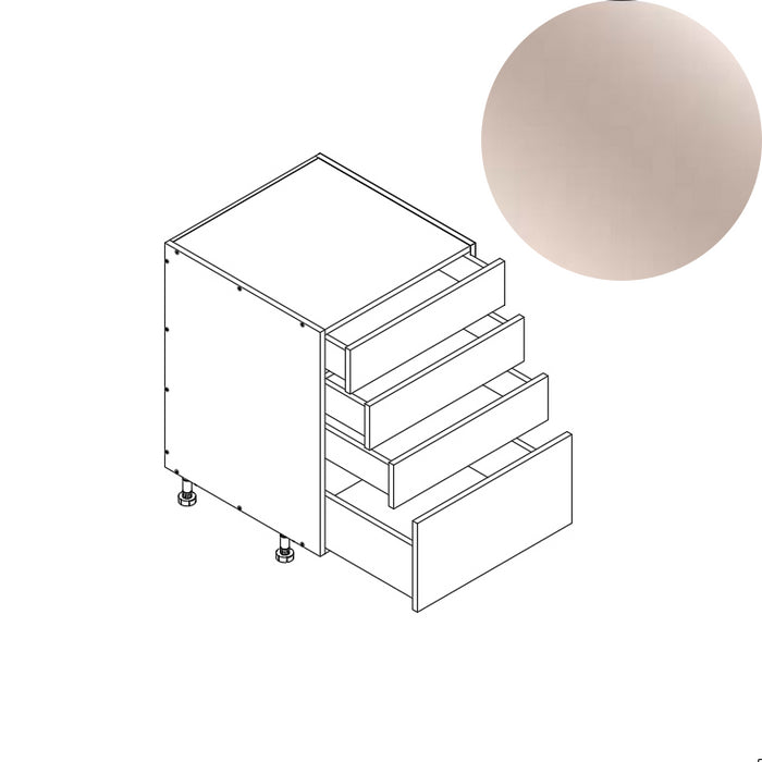 4 Drawer Base Cabinet 24"W 34.5"H 24"D (4DB24)