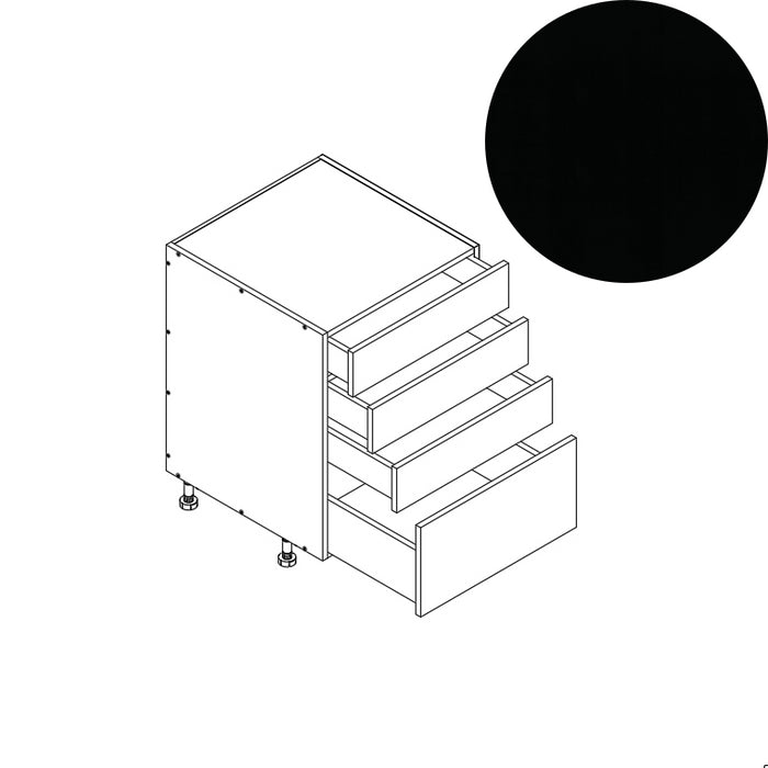 4 Drawer Base Cabinet 24"W 34.5"H 24"D (4DB24)