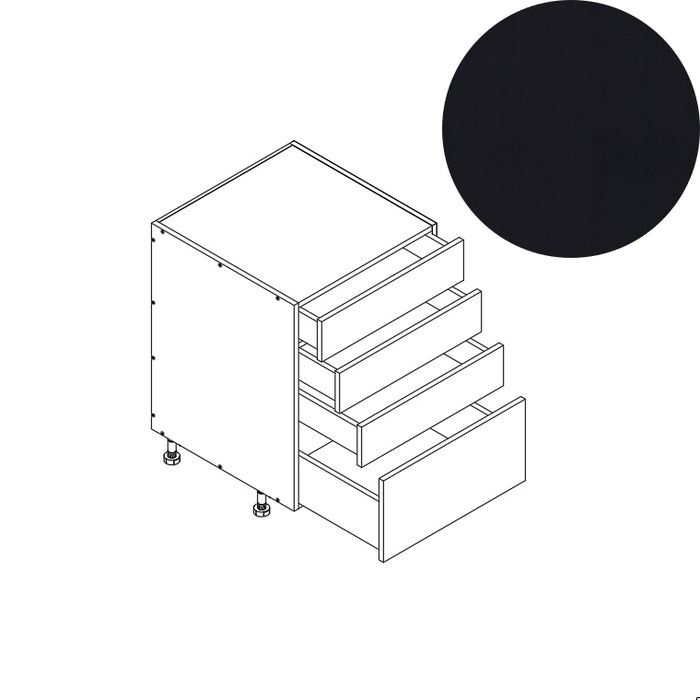 4 Drawer Base Cabinet 24"W 34.5"H 24"D (4DB24)
