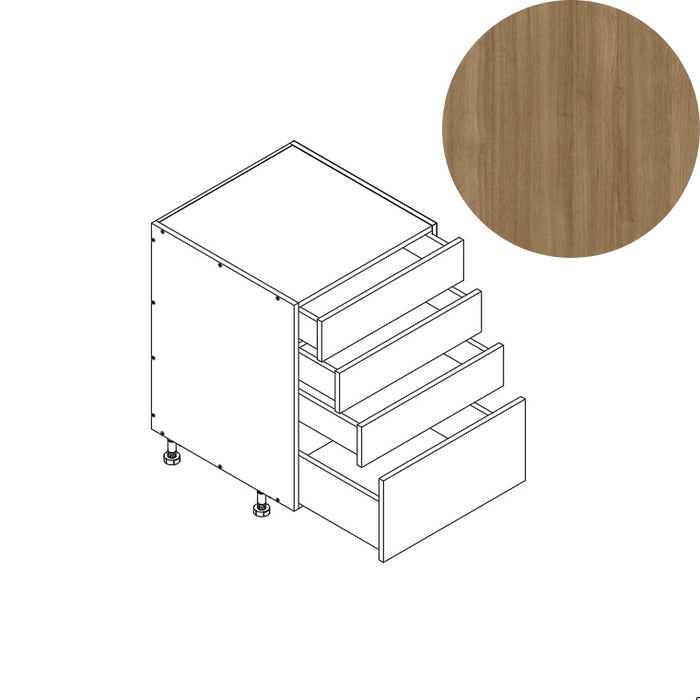 4 Drawer Base Cabinet 24"W 34.5"H 24"D (4DB24)