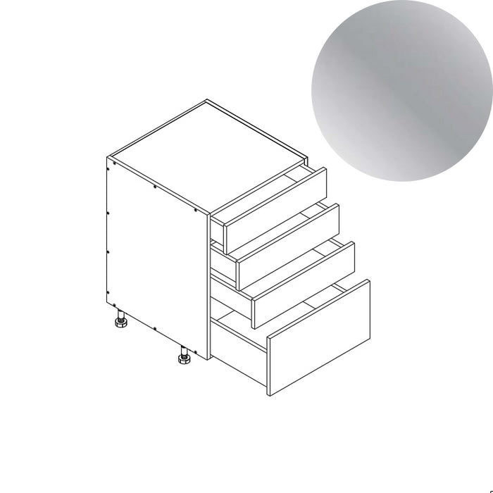 4 Drawer Base Cabinet 24"W 34.5"H 24"D (4DB24)