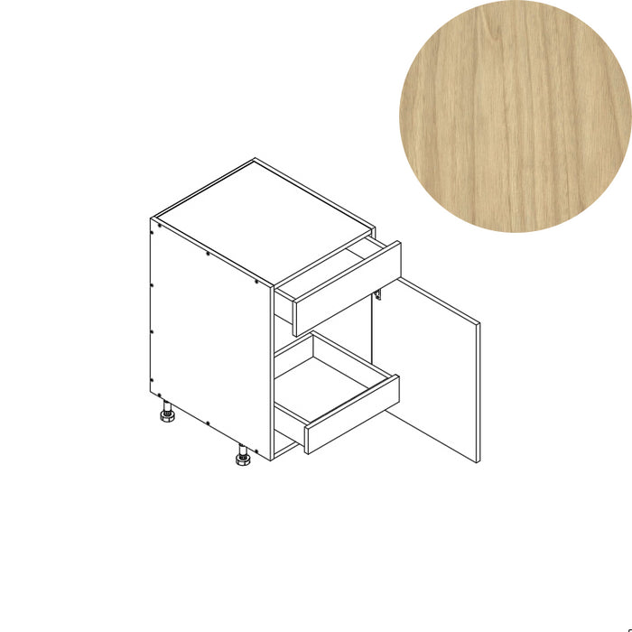 Base Cabinet (1RO) 21"W 34.5"H 24"D (B21_BOT 1 RO)