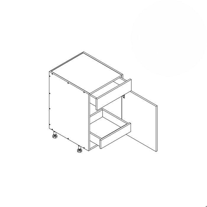 Base Cabinet (1RO) 15"W 34.5"H 24"D (B15_BOT 1 RO)