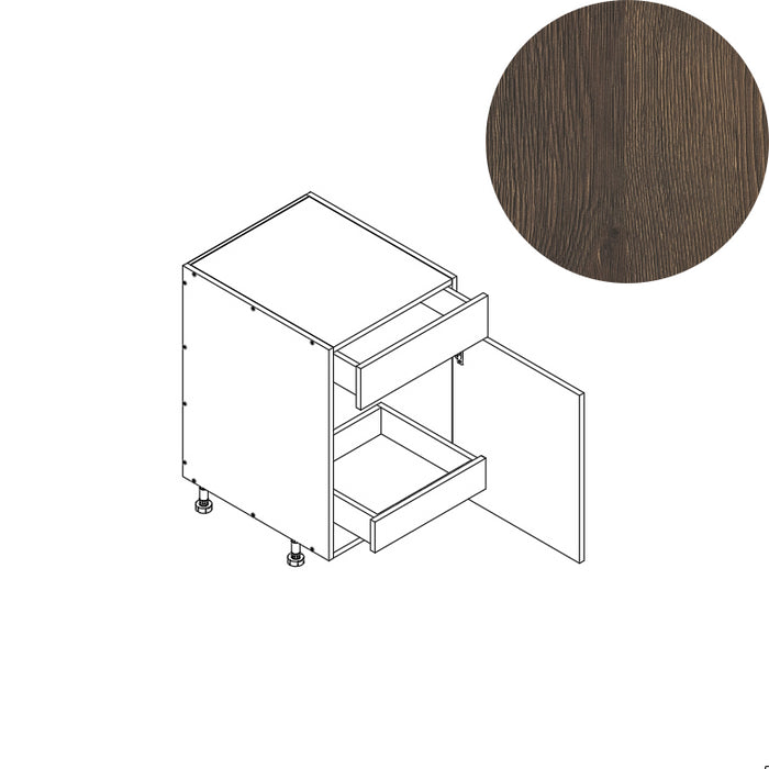 Base Cabinet (1RO) 18"W 34.5"H 24"D (B18_BOT 1 RO)