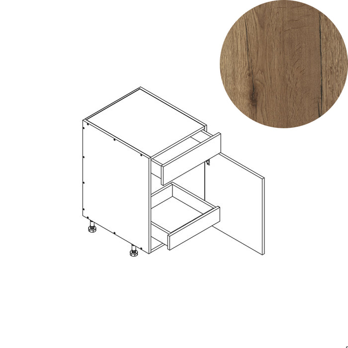 Base Cabinet (1RO) 15"W 34.5"H 24"D (B15_BOT 1 RO)