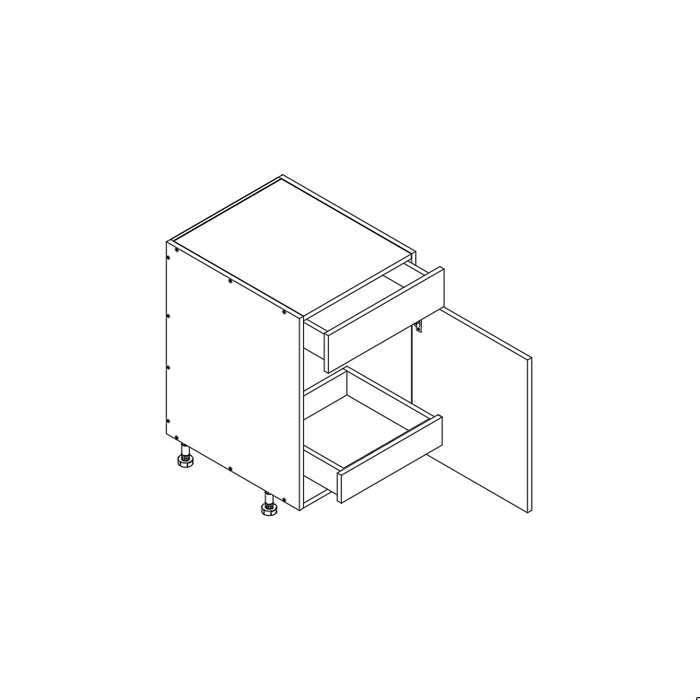 Base Cabinet (1RO) 18"W 34.5"H 24"D (B18_BOT 1 RO)