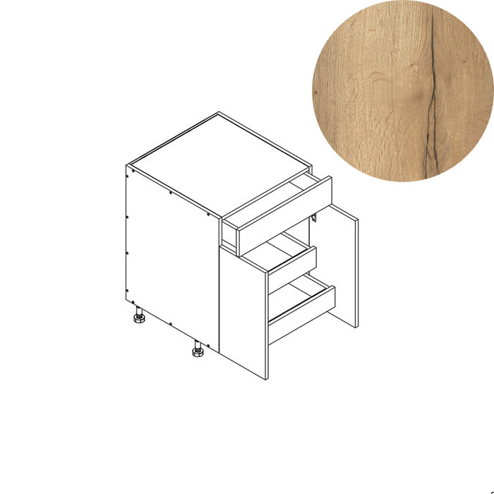 Base Cabinet (2RO) 24"W 34.5"H 24"D (B24_BOT 2 RO)