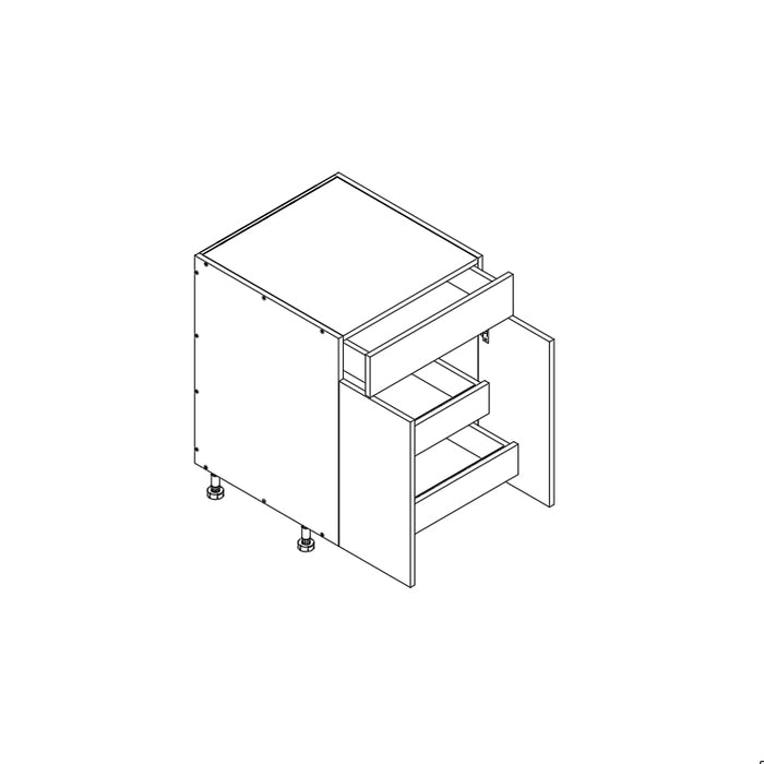 Base Cabinet (2RO) 30"W 34.5"H 24"D (B30_BOT 2 RO)