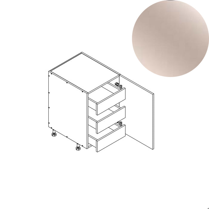 Base Cabinet (FHD 3RO) 21"W 34.5"H 24"D (B21_FHD_3 RO)