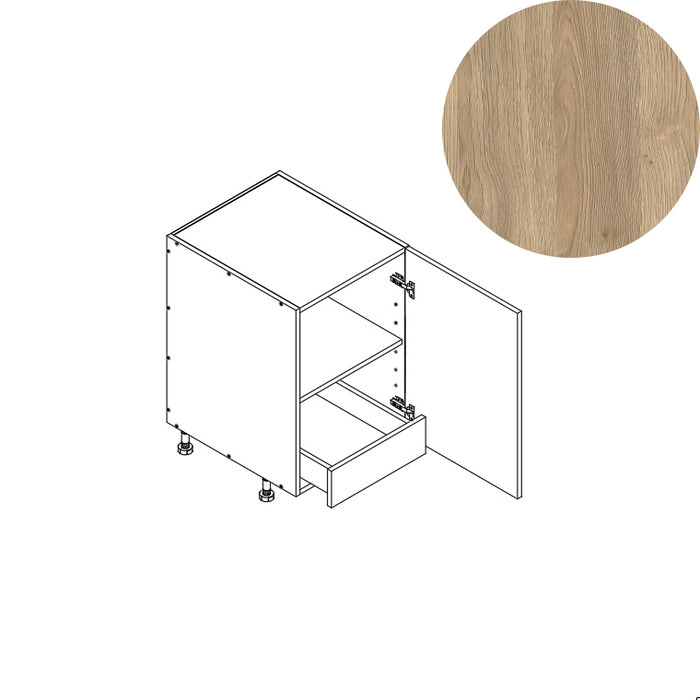 Base Cabinet (FHD BOT 1RO) 12"W 34.5"H 24"D (B12_FHD_BOT 1 RO)