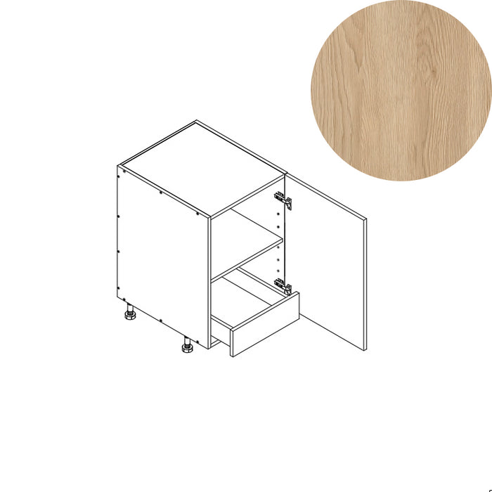 Base Cabinet (FHD BOT 1RO) 12"W 34.5"H 24"D (B12_FHD_BOT 1 RO)