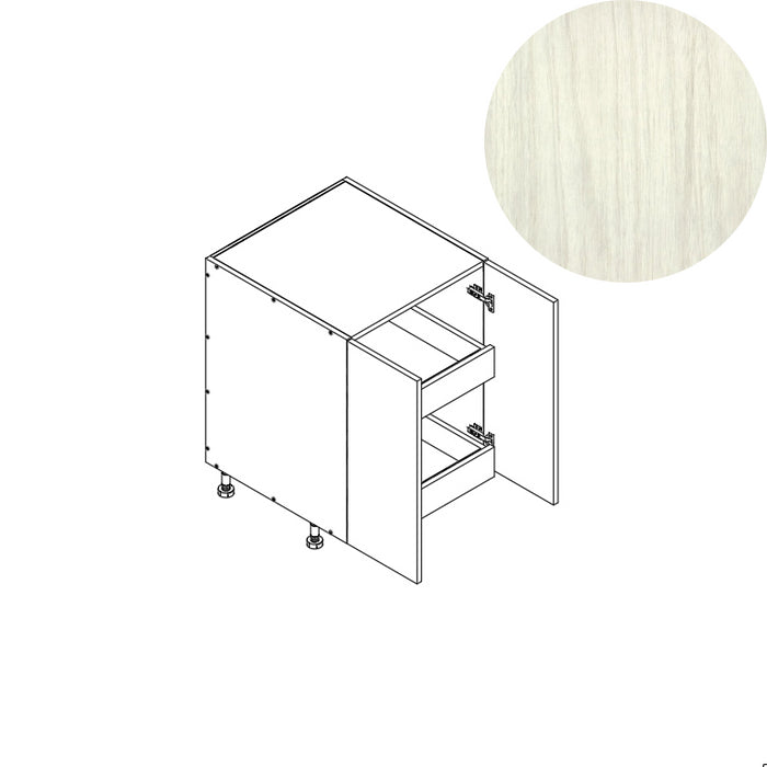 Base Cabinet (FHD 2RO) 24"W 34.5"H 24"D (B24_FHD_BOT 2 RO)