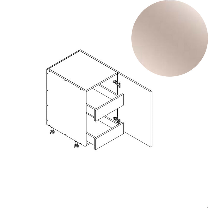 Base Cabinet (FHD 2RO) 12"W 34.5"H 24"D (B12_FHD_BOT 2 RO)