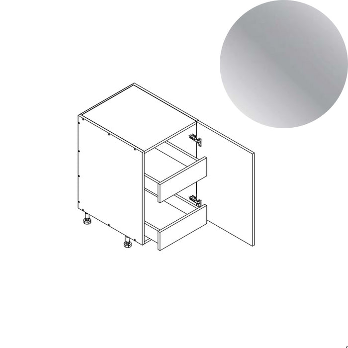 Base Cabinet (FHD 2RO) 21"W 34.5"H 24"D (B21_FHD_BOT 2 RO)