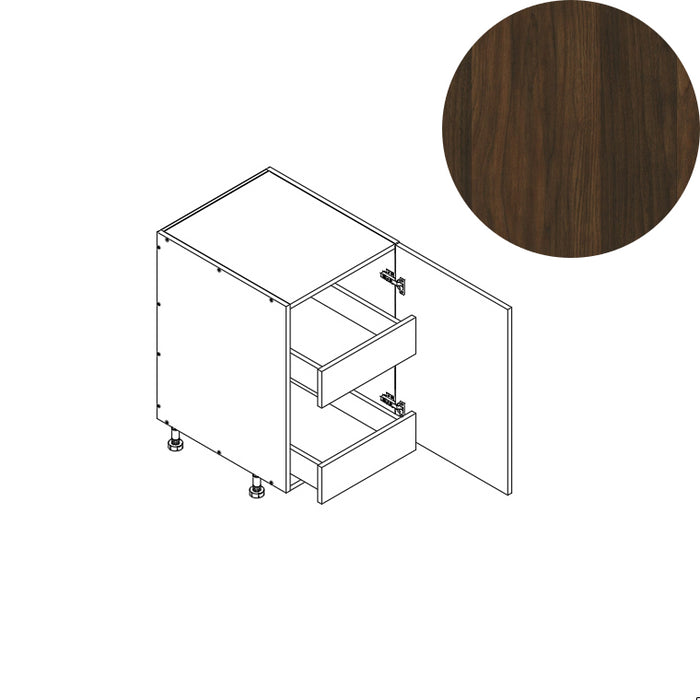 Base Cabinet (FHD 2RO) 21"W 34.5"H 24"D (B21_FHD_BOT 2 RO)