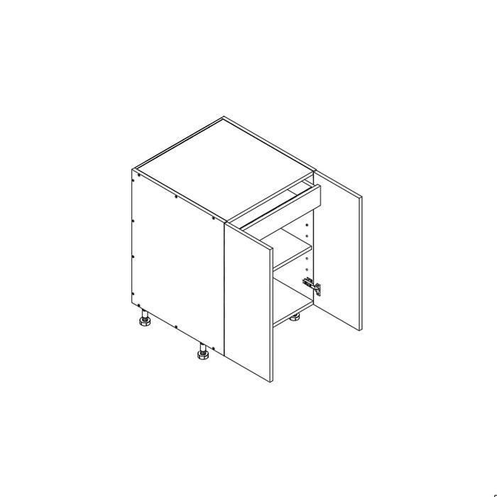 Base Cabinet (FHD Top 1RO) 24"W 34.5"H 24"D (B24_FHD_TOP 1 RO)