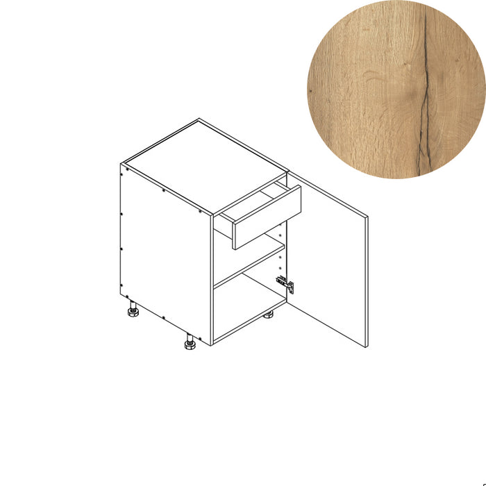 Base Cabinet (FHD Top 1RO) 18"W 34.5"H 24"D (B18_FHD_TOP 1 RO)