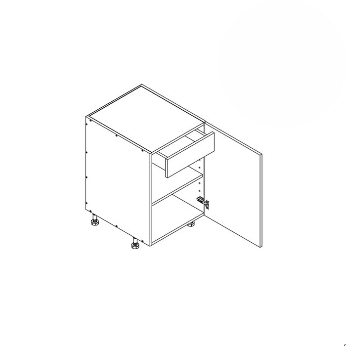 Base Cabinet (FHD Top 1RO) 18"W 34.5"H 24"D (B18_FHD_TOP 1 RO)