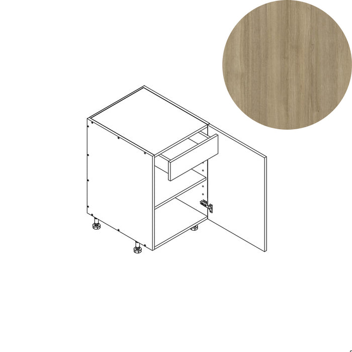 Base Cabinet (FHD Top 1RO) 18"W 34.5"H 24"D (B18_FHD_TOP 1 RO)