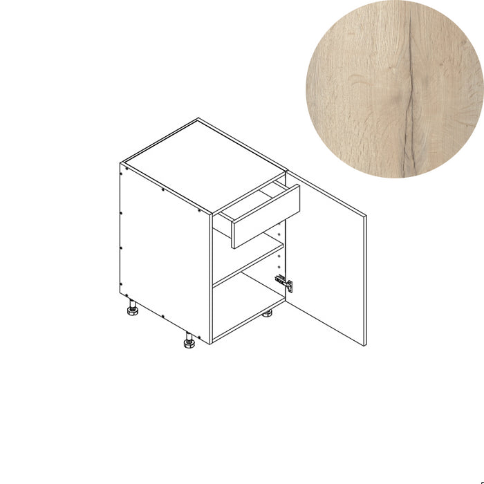 Base Cabinet (FHD Top 1RO) 18"W 34.5"H 24"D (B18_FHD_TOP 1 RO)