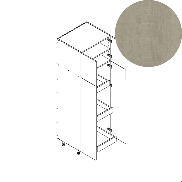 24" Deep Pantry (3RO) 30"W 90"H 24"D (PC309024_3 RO)