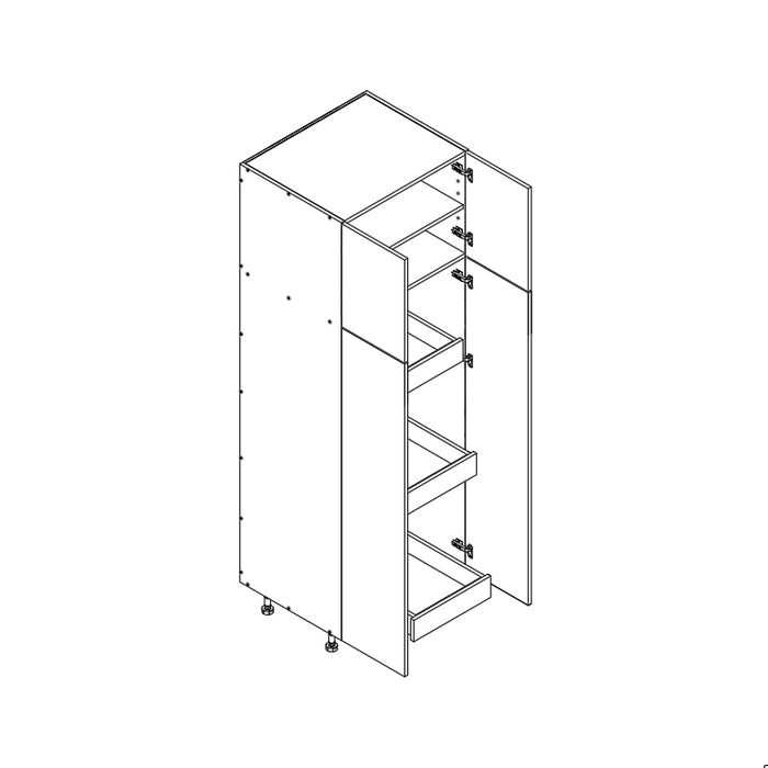 24" Deep Pantry (3RO) 36"W 90"H 24"D (PC369024_3 RO)