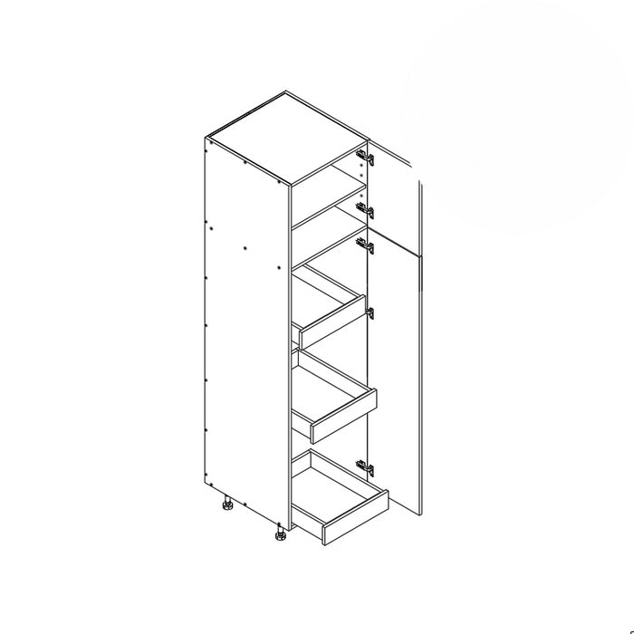 24" Deep Pantry (3RO) 15"W 84"H 24"D (PC158424_3 RO )