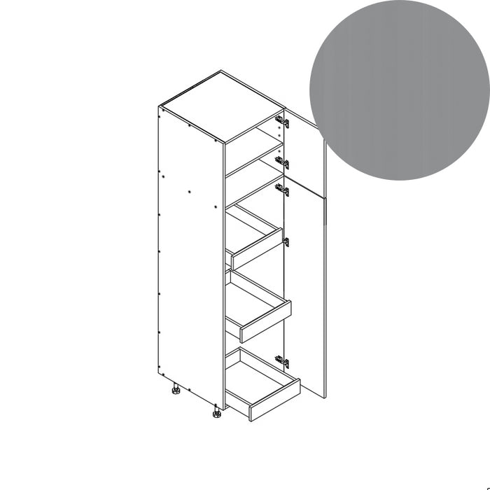 24" Deep Pantry (3RO) 12"W 84"H 24"D (PC128424_3 RO)