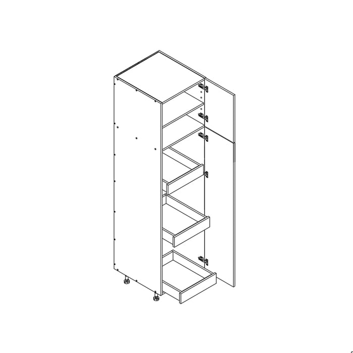 24" Deep Pantry (3RO) 18"W 90"H 24"D (PC189024_3 RO)