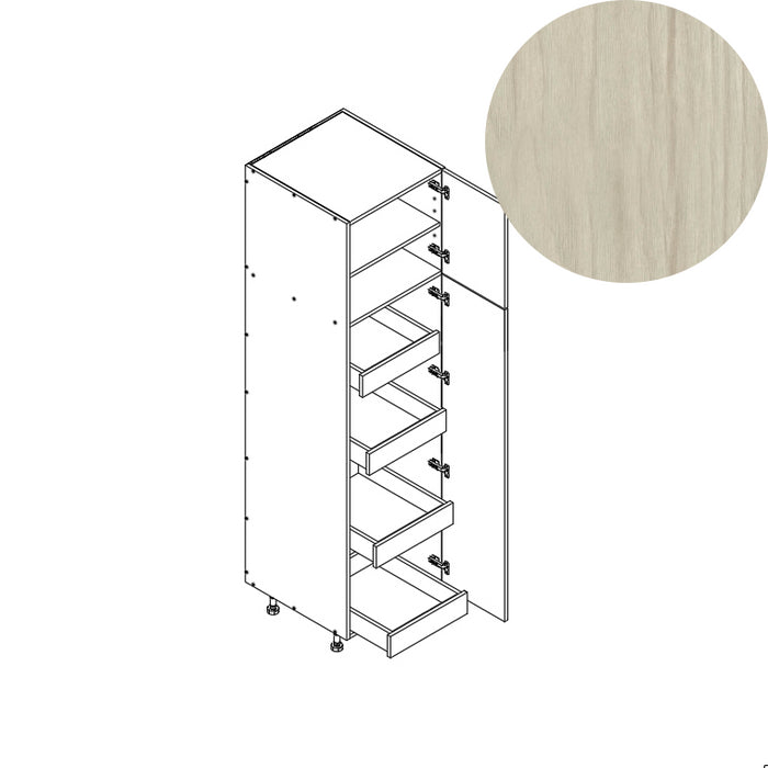 24" Deep Pantry (4RO) 12"W 84"H 24"D (PC128424_4 RO)