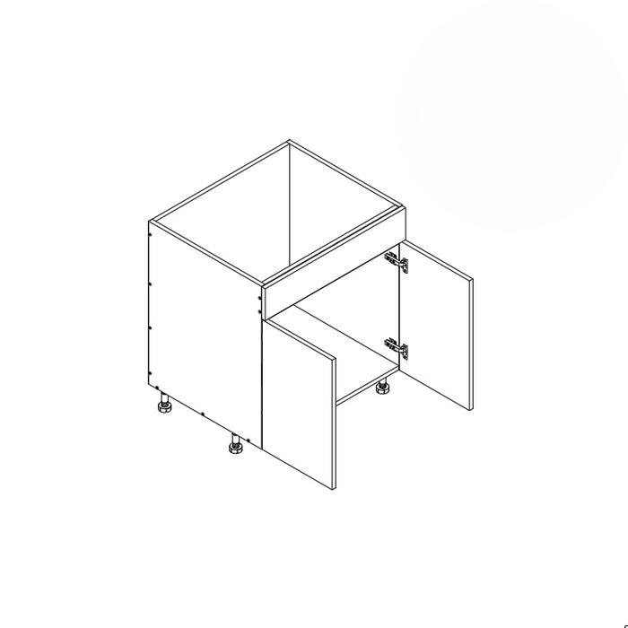 Sink Base Cabinet 24"W 34.5"H 24"D (SB24)