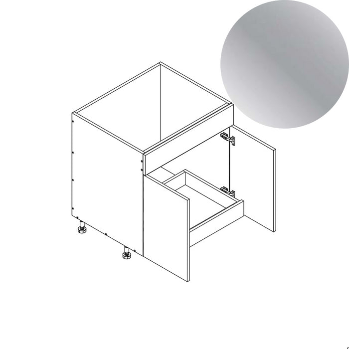 Sink Base Cabinet (1RO) 33"W 34.5"H 24"D (SB33_BOT 1 RO)