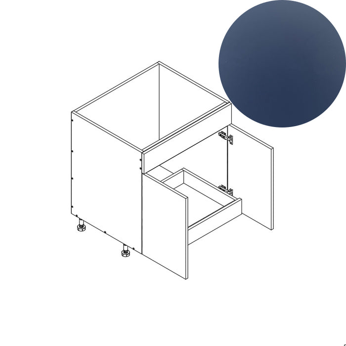 Sink Base Cabinet (1RO) 42"W 34.5"H 24"D (SB42_BOT 1 RO)