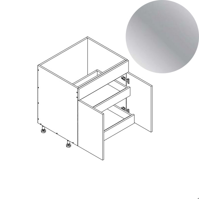 Sink Base Cabinet (2RO) 39"W 34.5"H 24"D (SB39_BOT 2 RO)