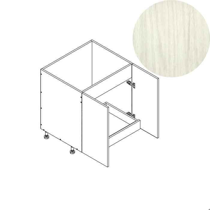 Sink Base Cabinet (FHD BOT 1RO) 27"W 34.5"H 24"D (SB27_FHD_BOT 1 RO)